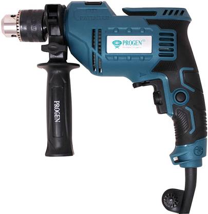 progen 9213-HG Impact Drill Machine 13mm 800W Copper Armature, Forward/Reverse with Variable Speed Control Pistol Grip Drill