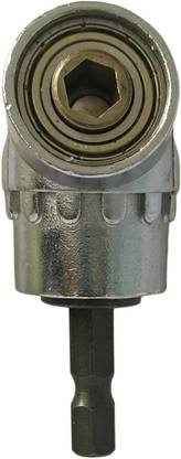 Inditrust 105 Degree Right Angle Drill Attachment Driver Drill Machine With ¼” Hex Shank Quick Change Drive, Magnetic Bit Holder Angle Drill