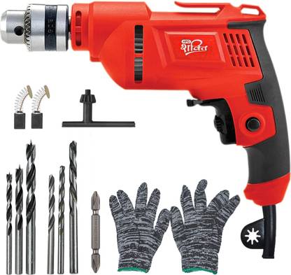 HPD Copper Electric Drill Machine Future Series - Power Tool for Home Shakti 10MM Drill 500W with Reverse/Forward & Speed Control | Heavy Duty Full Pistol Grip Drill