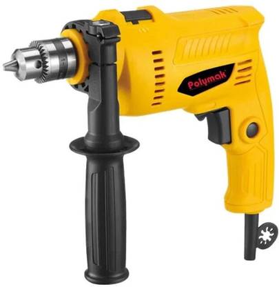 Polymak PM10ID 10mm Impact Drill 500w, Max. Drilling Capacity-10mm, 2900 rpm, 1.6 Kgs. Angle Drill
