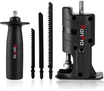RanPra Jigsaw Connector Household Portable Woodworking Cutting Tool with Cutter Angle Drill