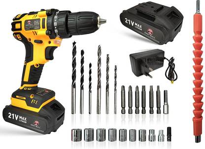 Easy Bull EB-21VD Brushless Machine/Driver With 2 21V Batteries Cordless Drill