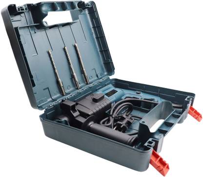 Hillgrove MCGH999M6 All Purpose 20mm Hammer Impact Drill Machine Forward/Reverse Rotation with 3 Bits for Making Holes in Metal/Wood/Concrete Hammer Drill PDSD1000 Pistol Grip Drill