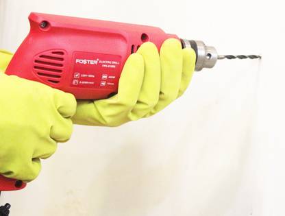 FOSTER FPD-010RE Drill Machine| Forward/Reverse, Variable Speed| 450W | Copper Armature FPD-010RE Pistol Grip Drill