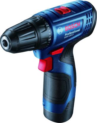 BOSCH Professional GSR 120-LI Cordless Drill Driver 12V with 1 x GBA 12V 2.0Ah Battery 1 x GAL 1210 CV Charger & Carrying Case 06019F30K2 Cordless Drill