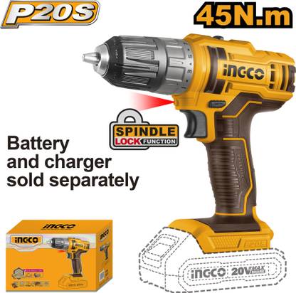 INGCO Lithium-ion Without Battery and Charger CDLI200515 Cordless Drill