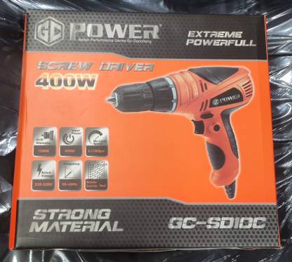 GC POWERR GC POWER GC-SD10C SCREW DRIVER DRILL GC-SD10C Pistol Grip Drill