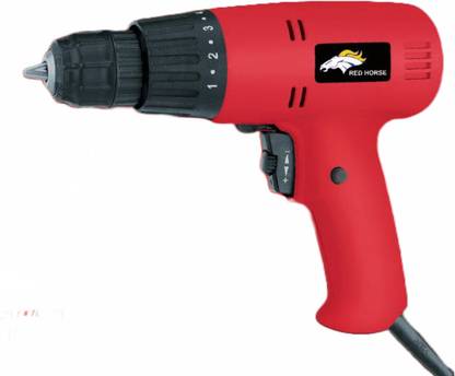 RanPra SD-10 MM ELECTRIC SCEWDRIVER /DRILL MACHINE REDHORSE HEAVY DUTY 450 WATT Pistol Grip Drill