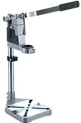 RMGS Bench Drill Press Stand Clamp Base Frame for Electric Drills DIY Tool Press Hand Drill Holder Metalworking Power Tools (Base :Aluminium,Type : Drill Stand) Angle Drill