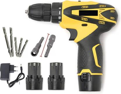 Jilani tools Cord yellow grip 12V Cord yelo grip Cordless Drill