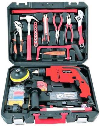 FOSTER FK-5513 4 in 1 Tool Kit | Drill Machine | Polisher| Marble Cutter |Angle Grinder FK-5513 Pro Pistol Grip Drill
