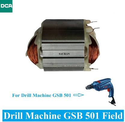 Sauran DCA (Brand) Field Coil For Bosch Drill Machine GSB 501 (F28) Power & Hand Tool Kit