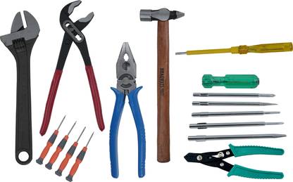 ALYRATOOLS 10-Piece Hand Tool Set Power & Hand Tool Kit