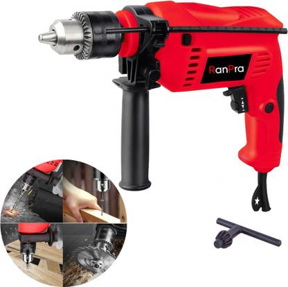 RanPra 13 MM FORWORD/REVERSE HAMMER DRILL 700 WATT HEAVY DUTY DRILL MACHINE Power & Hand Tool Kit