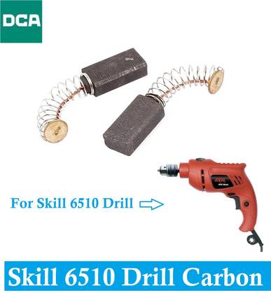 SINAL Carbon Brush Set (DCA Make) For Skill Drill Model 6510 (CR142) Power & Hand Tool Kit