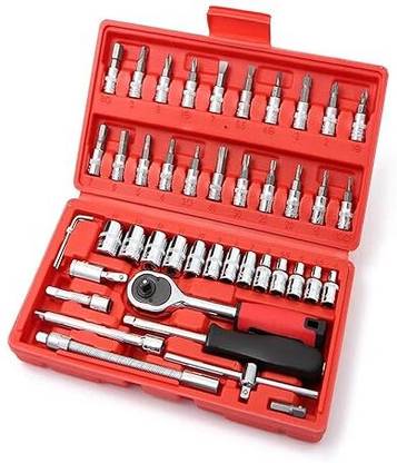 ShopiMoz 46 in 1 Tool Kit Set For All Kind Of Mobile Phone ,PC Watch,& Electronic devices Hand Tool Kit