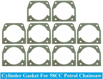 Sauran Cylinder Gasket Set 10 PC For 58cc Petrol Chainsaw CK24 Power & Hand Tool Kit