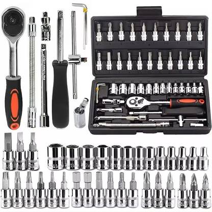 HardWall Hand fix 46-Piece DIY Kit Power & Hand Tool Kit
