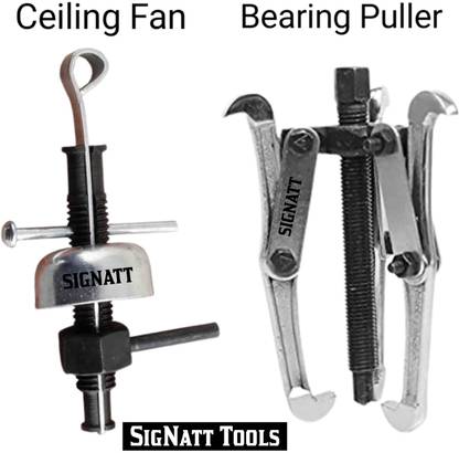 SIGNATT Bearing Puller Tools Combo Set,3 Jaws Bearing Puller & 2in1 Fan Bearing Puller Hand Tool Kit