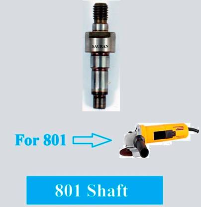Sauran Pack of 2 Shaft (Spindle) for 801 Angle Grinder Power & Hand Tool Kit