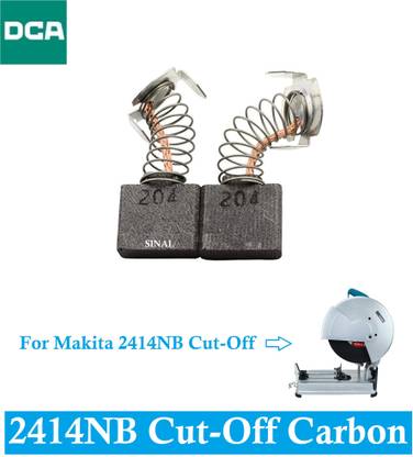 SINAL Carbon Brush Set (DCA Make) For MAKITA Cut-Off Model 2414NB (CR206) Power & Hand Tool Kit