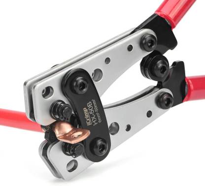 GoodsBazaar HX 50B 6-50mm2 Wire Cable Lug Crimping Tool Hand Ratchet Terminal Crimp Pliers Hand Tool Kit