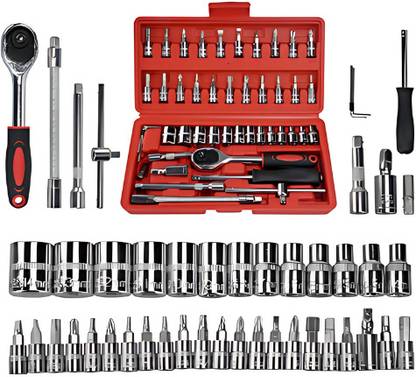 Feemie 46 In 1 Pcs Tool Kit & and Socket ,Hand Combination Screwdriver Set Combination Screwdriver Set