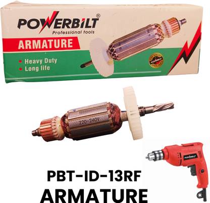 PowerBilt PBT ID 13 RF Impact Driller Armature Angle Grinder