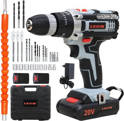 IZOM 20V IZOM Battery Operated Drill - IZ-CDK Power & Hand Tool Kit