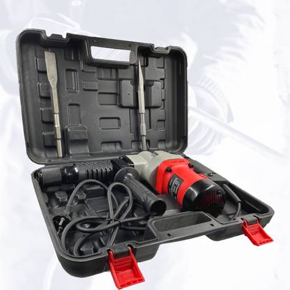 Hillgrove HGCM536M6 17mm Demolition Chisel+Hammer Concrete Breaker Drill Machine with Power & Hand Tool Kit