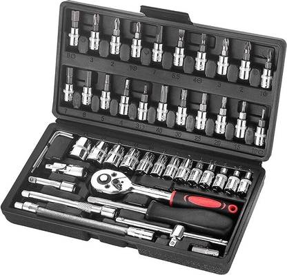 SRSW 46 in 1 Pcs Tool Kit & Screwdriver Multi Purpose Combination Tool Case Precision Power & Hand Tool Kit