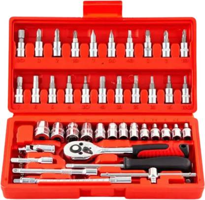 Green Global Agrotech screwdriver and Socket Set Vehicle Tool Kit