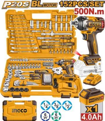 INGCO Power & Hand Tool Kit