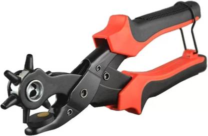 Kshivi Belt Punching Machine Holes Punch Maker Tool for Leather Paper Shoes Punch Plier Hand Tool Kit