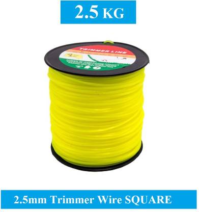 Sauran Trimmer Line 2.5 MM Square 2.5 KG For Brush Cutter (BK66) Power & Hand Tool Kit