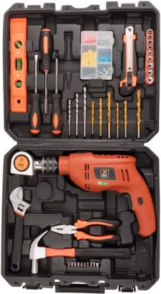 JK Super Drive 13mm Heavy duty E.Co Impact Drill Machine Power & Hand Tool Kit