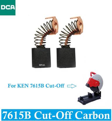 SINAL Carbon Brush Set (DCA Make) For KEN Cut-Off Model 7615B (CR176) Power & Hand Tool Kit