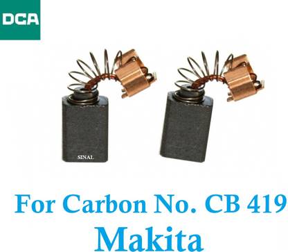 SINAL Carbon Brush Set (DCA Make) For MAKITA Carbon No. CB419 (CR252) Power & Hand Tool Kit