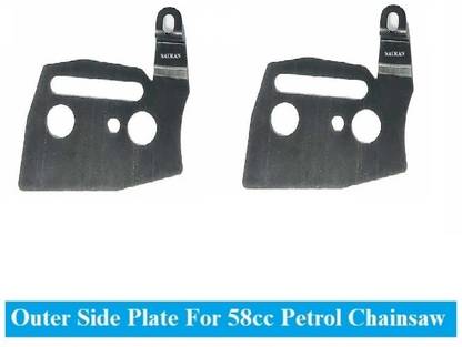 Sauran 2 Pieces Outer Side Plate For 58cc Petrol Chainsaw CK59 Power & Hand Tool Kit