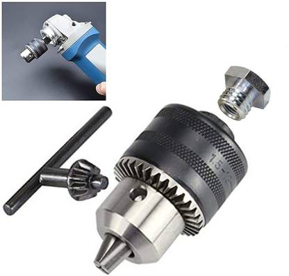 Kshivi Drill Chuck for Angle Grinder and Drill Machine With Converter Nut 1/2" 20 Unf DC043 13mm Drill Bits Rotary Tool