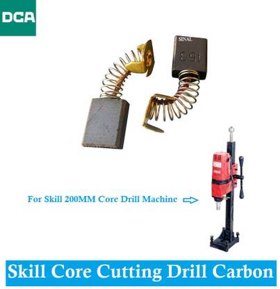 SINAL Carbon Brush Set (DCA Make) For Skill 200MM Core Cutting Drill Machine (CR146) Power & Hand Tool Kit