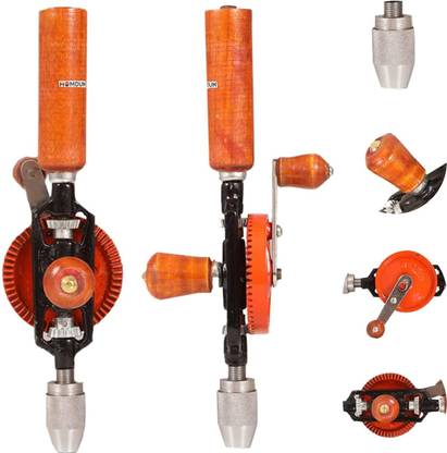 Homdum Mechanical hand drill machine for home use ¼ inch keyless drill chuck Hand Tool Kit