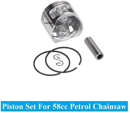 Sauran Piston Set For 58cc Petrol Chainsaw CK62 Power & Hand Tool Kit