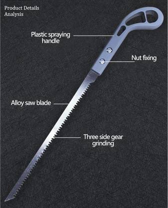 SUNBEET Portable Hand Saw, 9 Inch Rugged Blade Hand Saw Hand Tool Kit Hand Tool Kit Hand Tool Kit