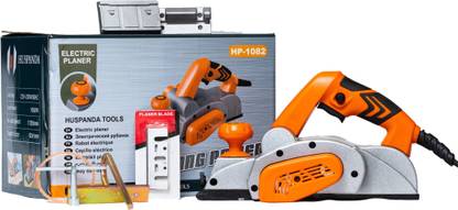 HUSPANDA HP-1082 Heavy-Duty Electric Wood Planer Machine, 1050W, (100% Copper Armature) Corded Planer