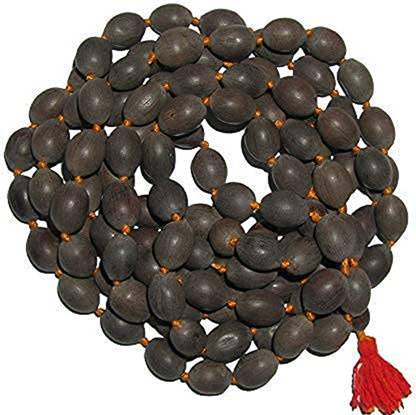Aasanwala Kamal Gatta Mala 108 Beads Original Big Lotus Seeds Japa Mala for Laxmi Pooja Prayer Kit