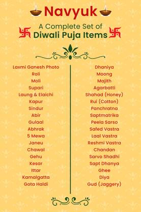 Navyuk Complete Diwali Puja Samagri Prayer Kit