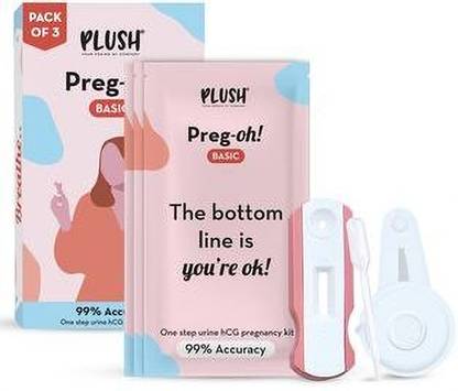 PLUSH Preg Oh! Basic Pregnancy kit (Pack of 3) Pregnancy Test Kit