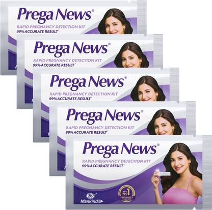 MANKIND Prega news one step urine HCG Pregnancy Test Kit