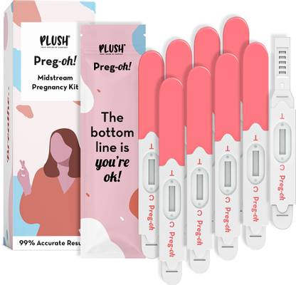 PLUSH Preg-Oh! Midstream Pregnancy Test Kit